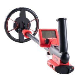 Metal Detector, 6", Lightweight Metal Detector with LCD Display, IP68 Waterproof Search Coil, Adjustable 22.8"-33.8" High Accuracy Gold Detector