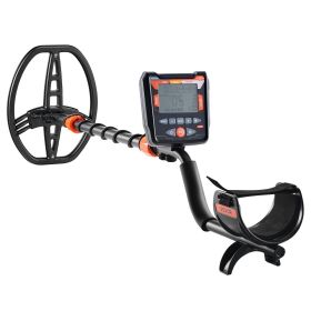 Metal Detector for Adults, 10", Professional High Accuracy Gold Detector, IP68 Waterproof Search Coil with Display, Headphones, 5 Modes